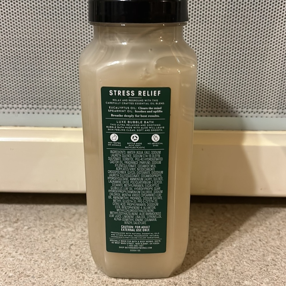 Aromatherapy Stress Relief Luxe Bubble Bath by Bath and Body Works - Picture 2 of 2